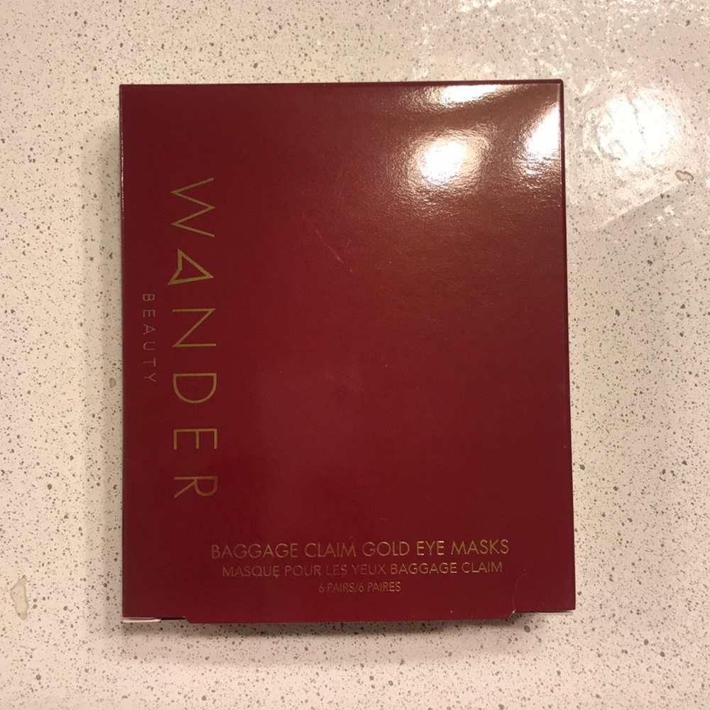 Wander Beauty Baggage Claim Gold Eye Masks